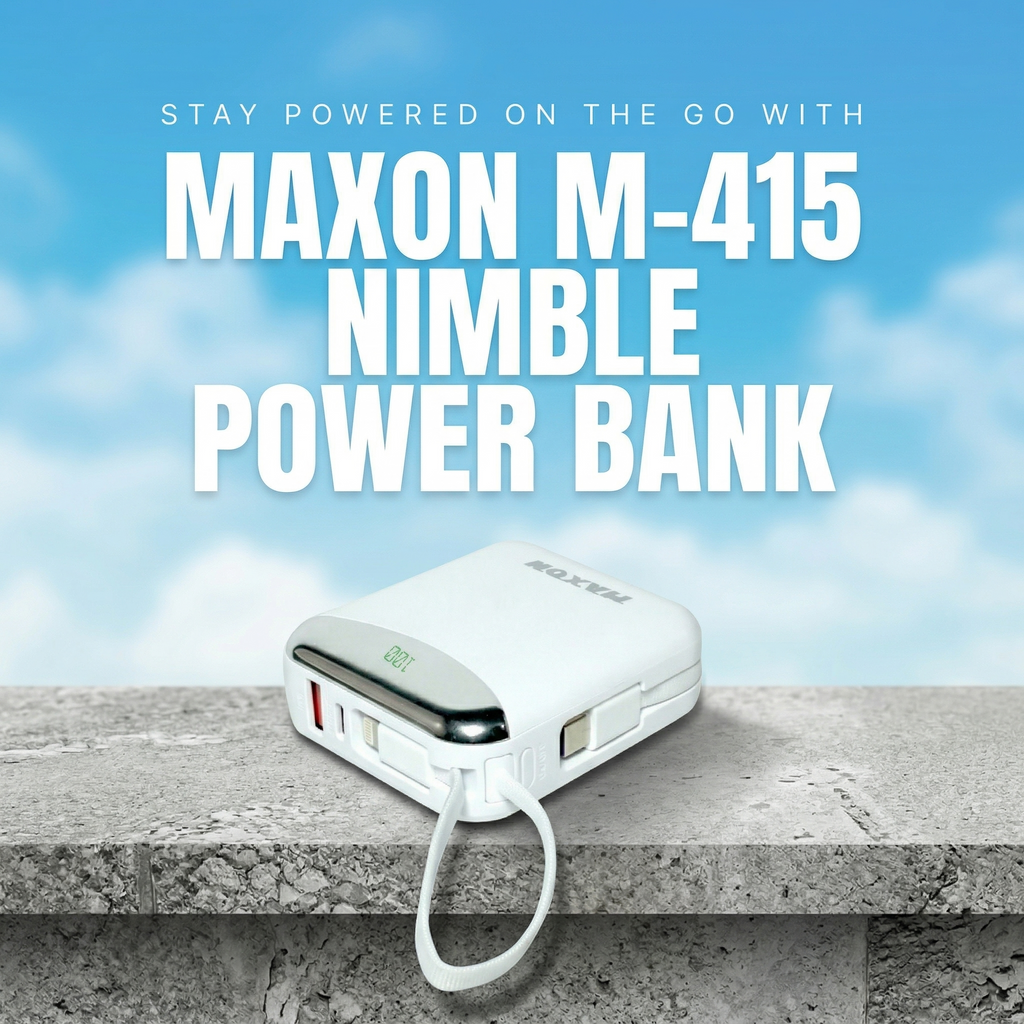 Speed Up Your Charging with Maxon M-415 Nimble Power Bank