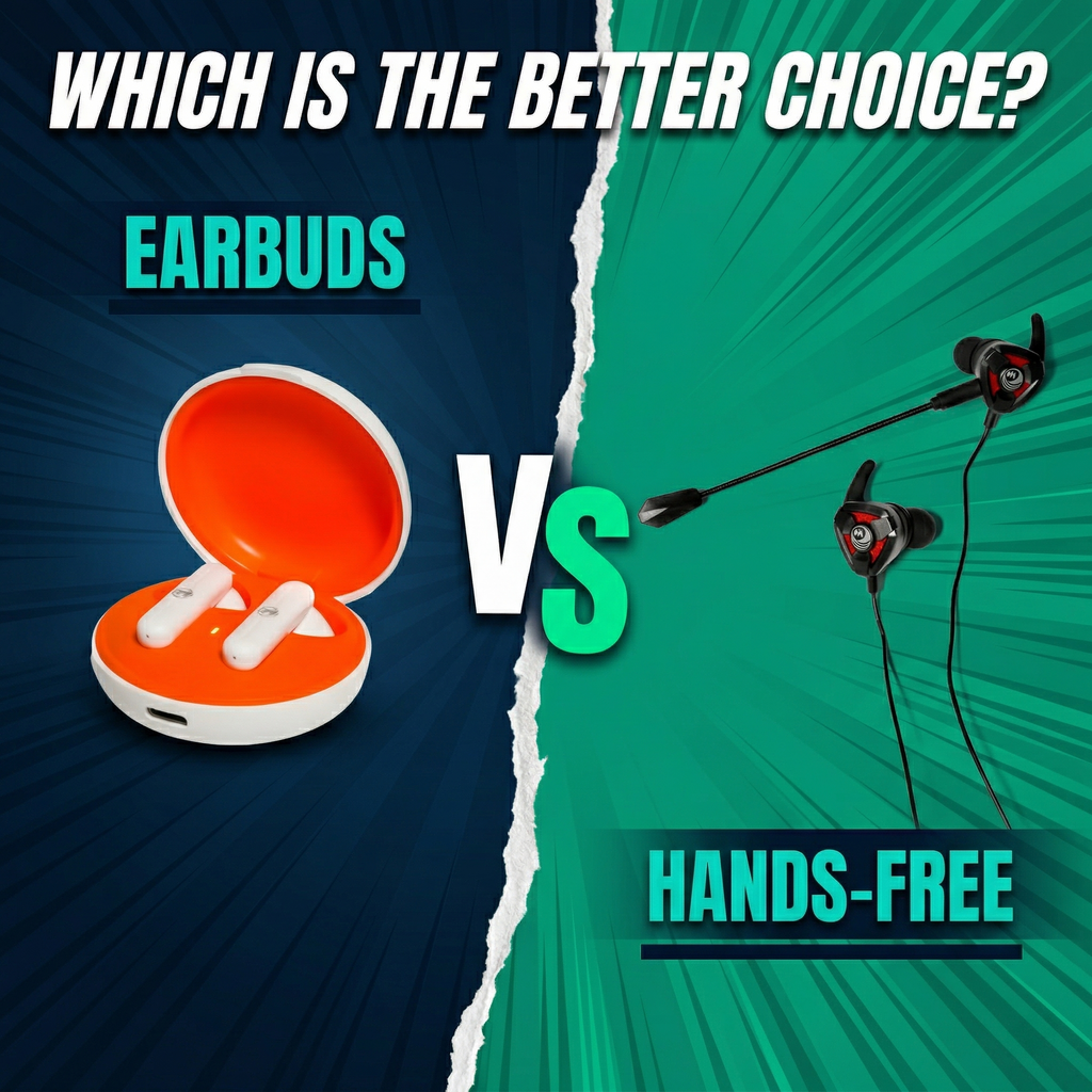 Hands-Free vs. Earbuds: Which is the Better Choice?