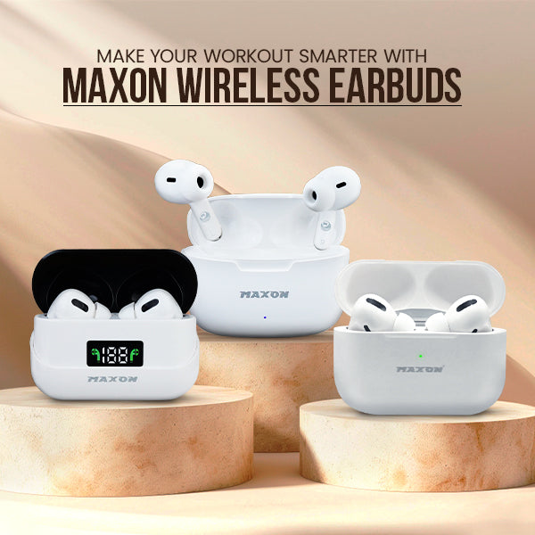 Make Your Workout Smarter with Maxon Wireless Earbuds