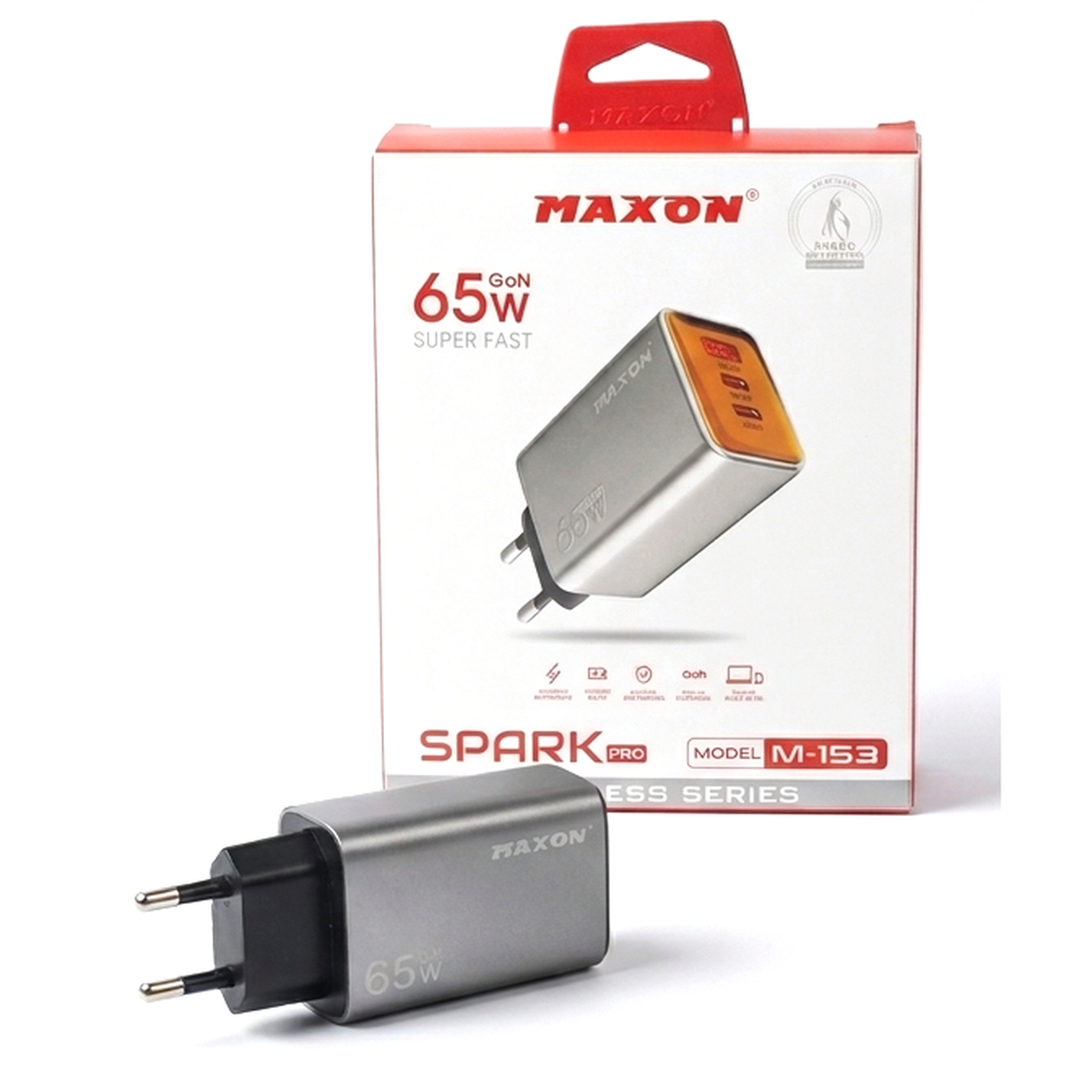 M-153 SPARK PRO 65W GaN Super Fast Adapter
