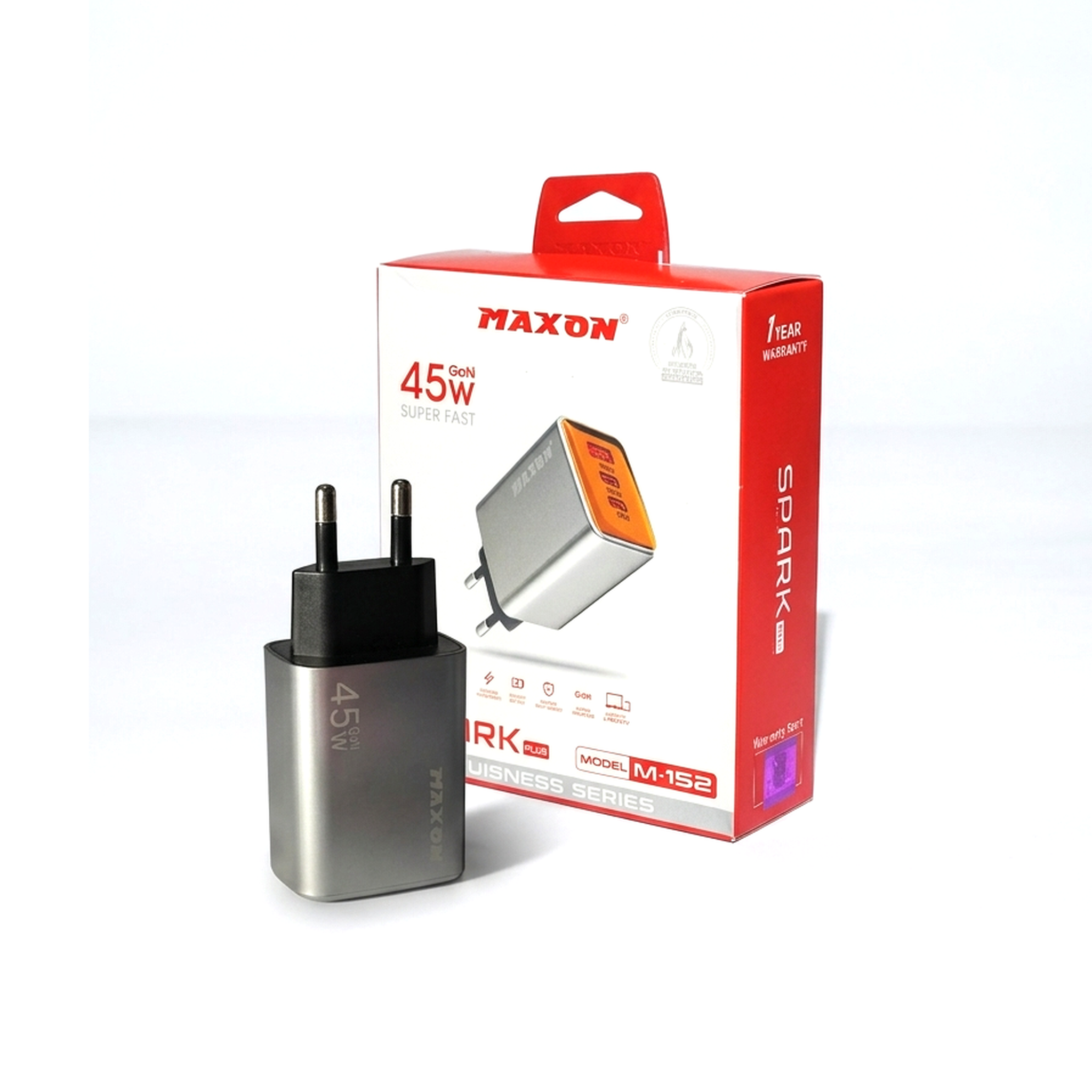M-152 SPARK PLUS 45W GaN Super Fast Adapter