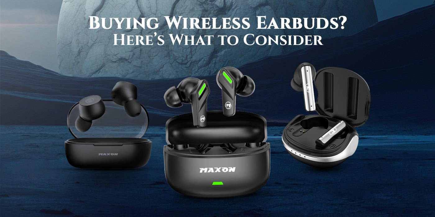 Buying earbuds discount