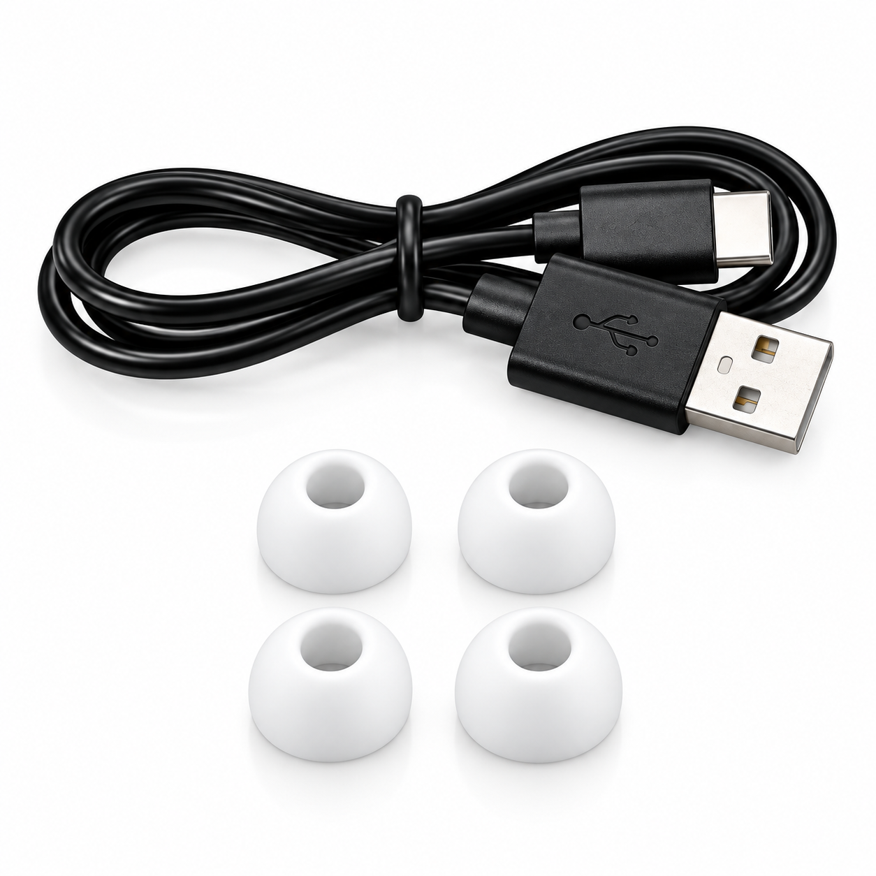 MAXON GAME-BEATS G300 Wireless Gaming Earbuds – Bluetooth 5.4, ANC & ENC Noise Cancellation, 50ms Low Latency, 4 Mic, HD Sound – White