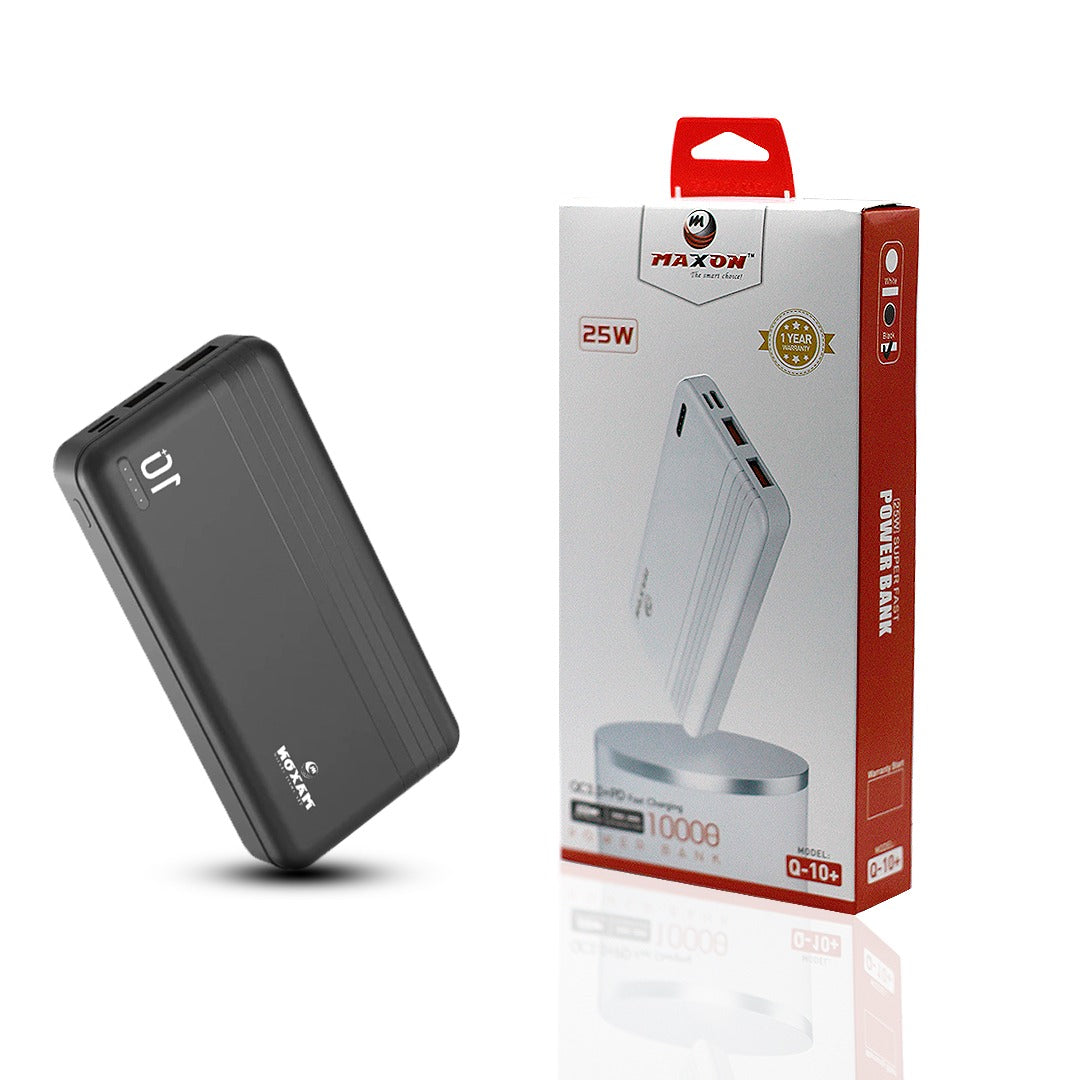 Maxon Q-10+ PD 10000mah Power Bank