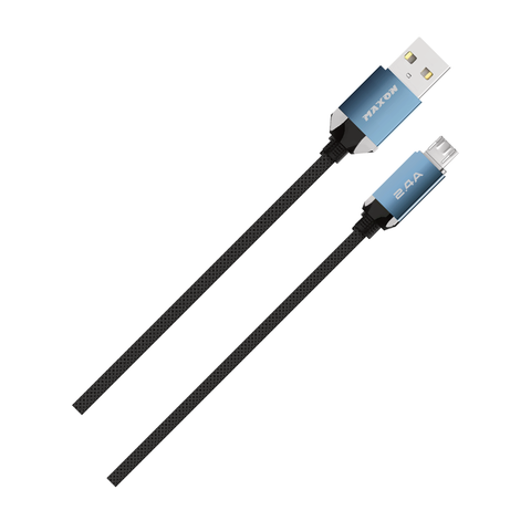 MAXON M530 ZEETOX Micro 2.4A Metal Braided Data Cable