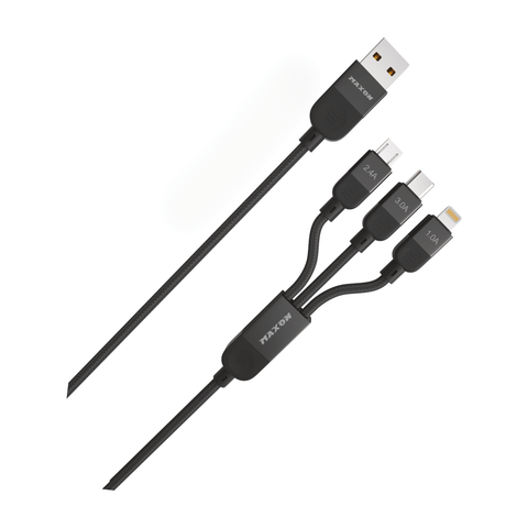 MAXON MX-531 Flash (3in1) Metal Braided Cable 