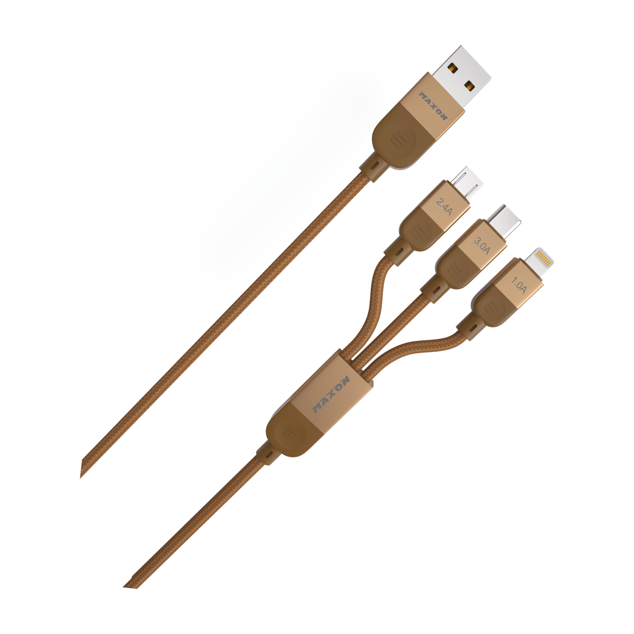 MAXON MX-531 Flash (3in1) Metal Braided Cable