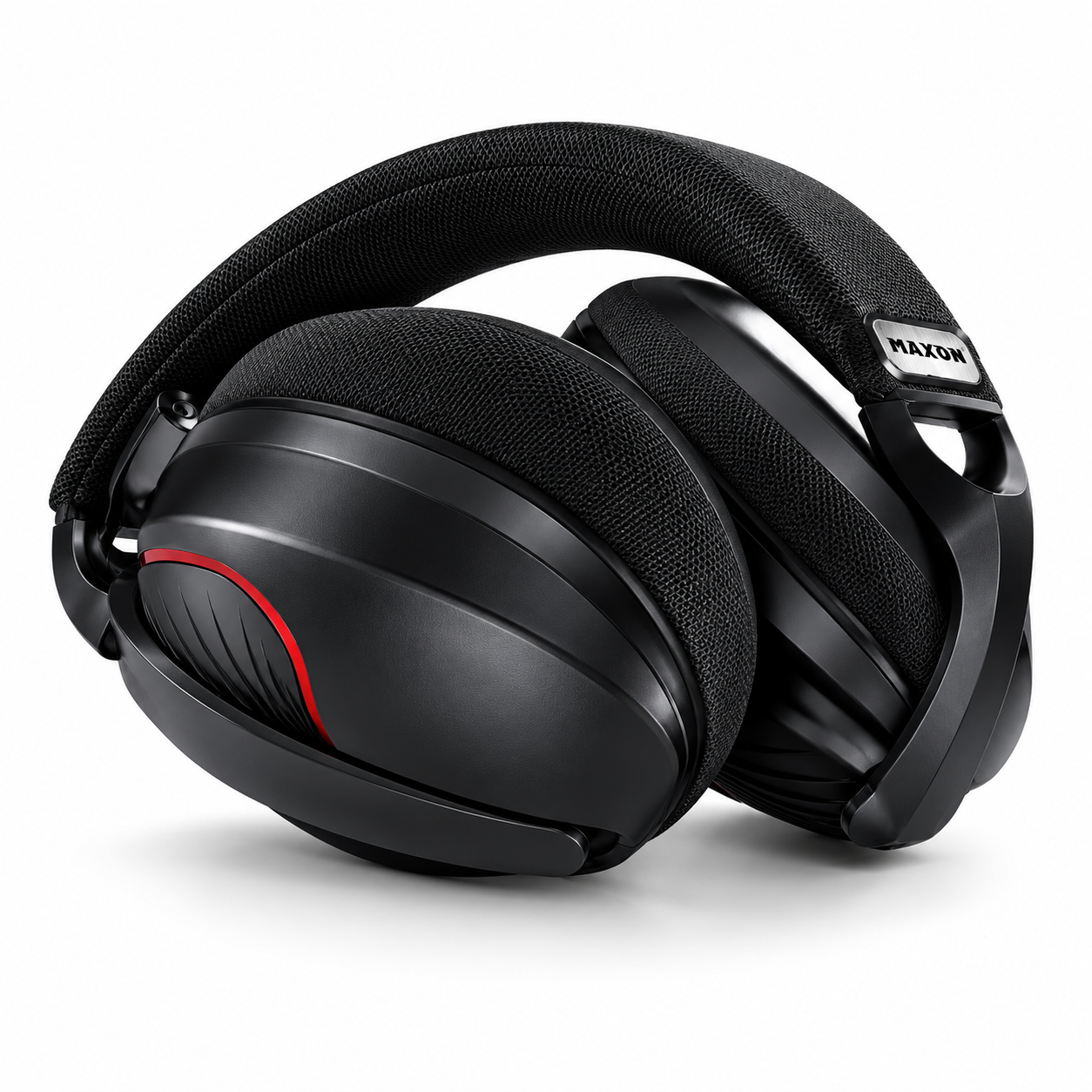 MAXON Raptor MBH-07 Wireless Gaming Headphones – Bluetooth 6.0, Detachable Mic, 20H Playtime & Over-Ear Comfort – Black