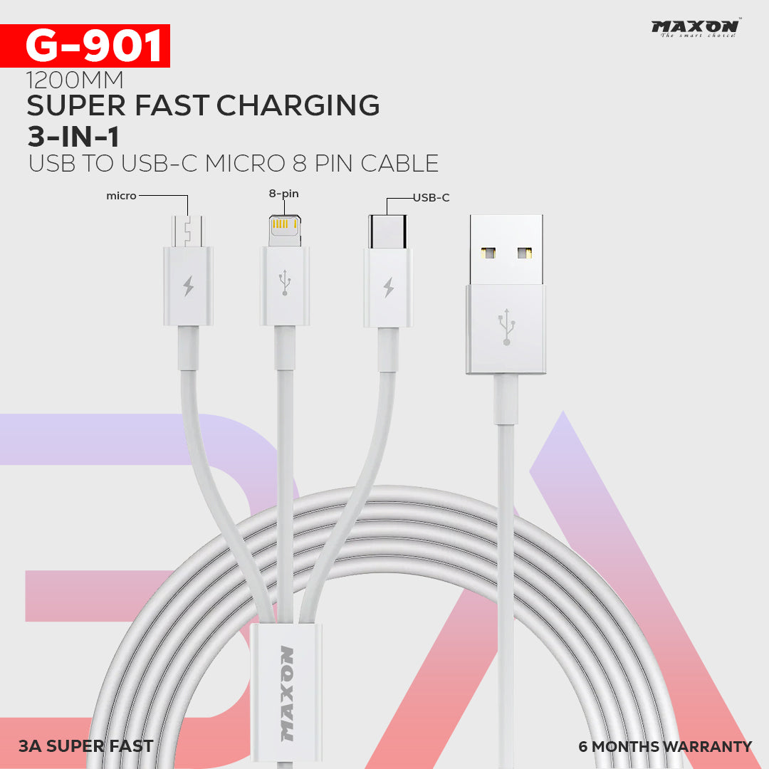 G-901 3in1 Fast Data Cable